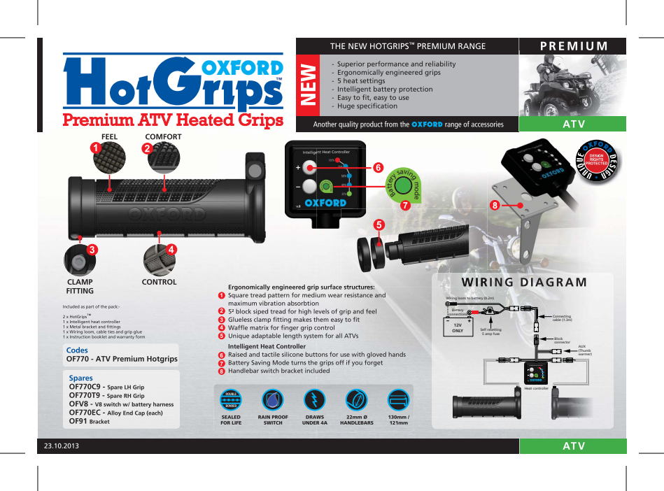 

OF770 ATV Premium Hotgrips presenter

